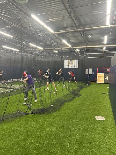 Batting cage 6 at Earned Run Training Academy